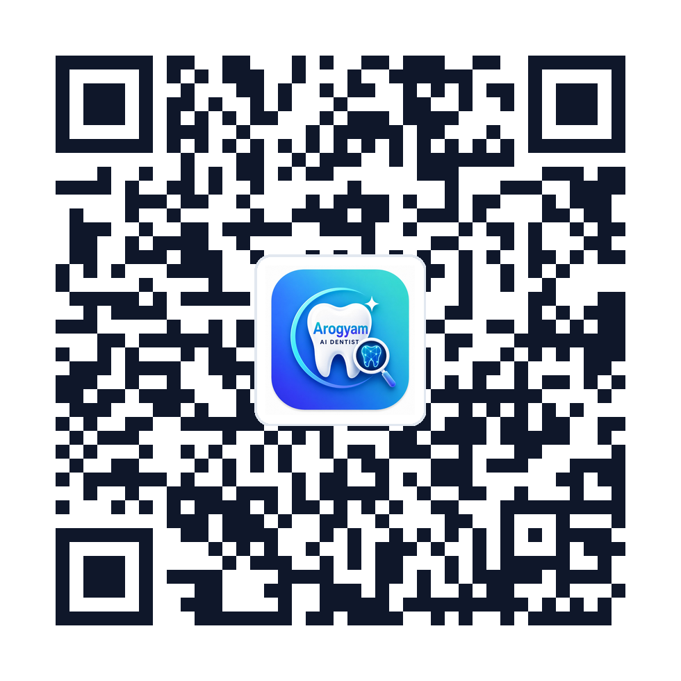 QR code to download Arogyam AI Dentist